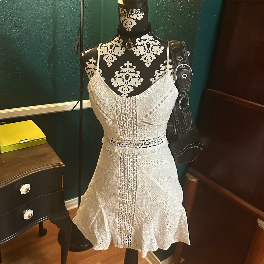 Morgan Claire White Cocktail Dress